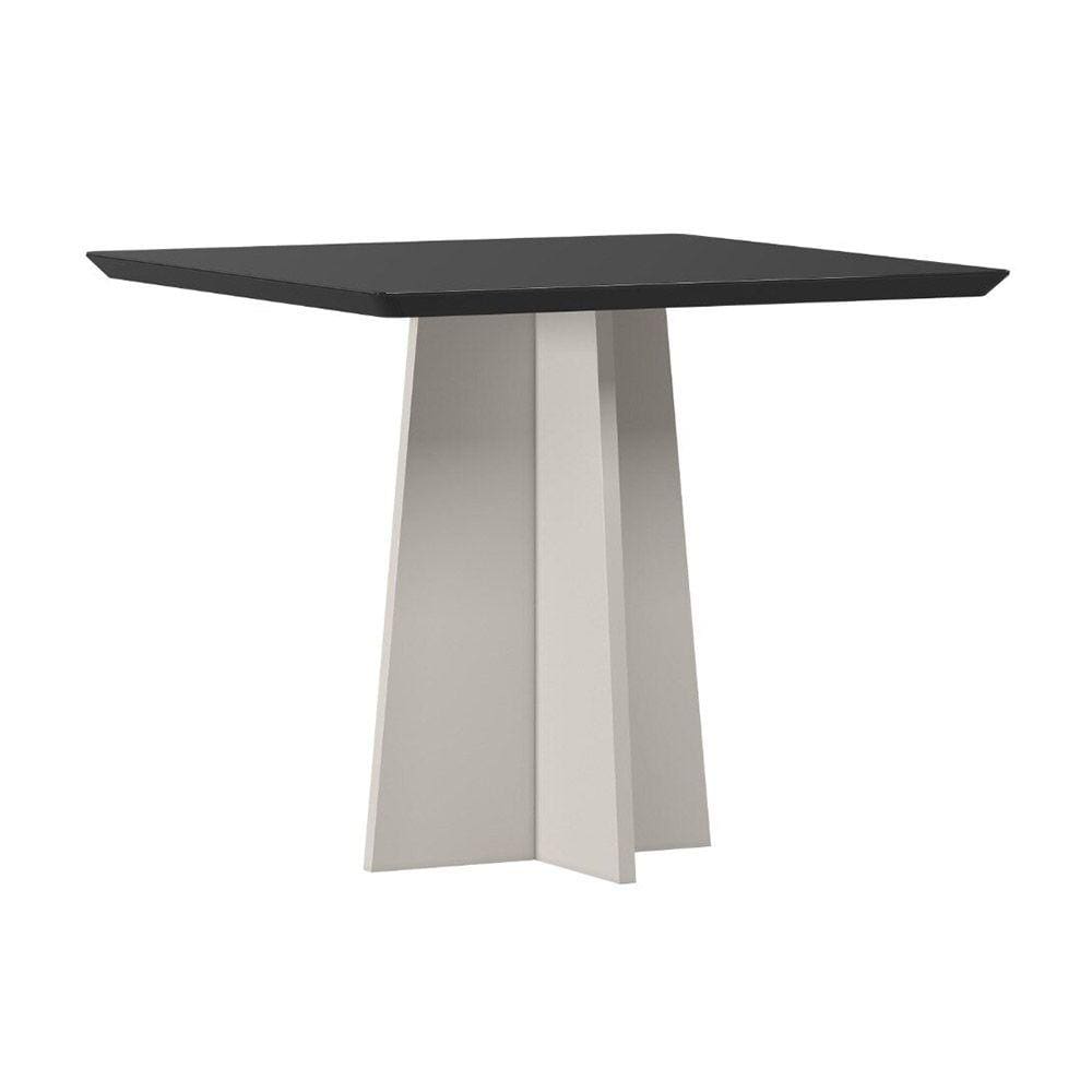 Mesa Anitta 90x90cm - Ypê/Off White