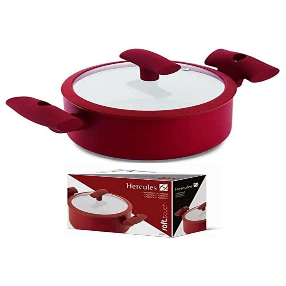 Panela Caçarola Vermelha 2,5L Hercules