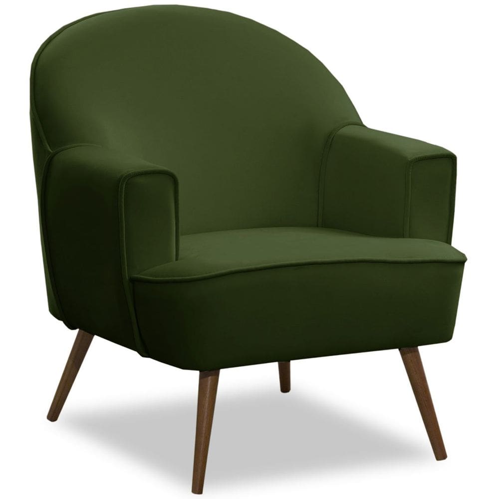 Poltrona Decorativa Pérola Pés Palito