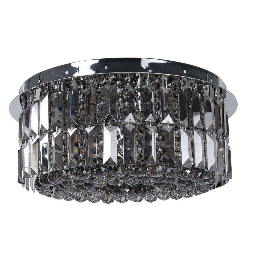 Plafon Iris Em Cristal Satin Asfour Para Led