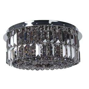 Plafon Iris Em Cristal Satin Asfour Para Led