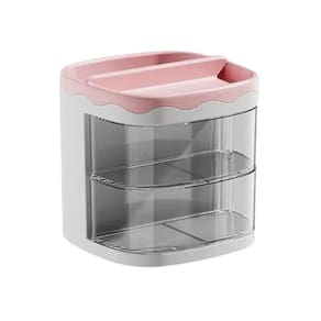 Organizador De Mesa Maquiagem Escritório Multiuso Compacto Versátil