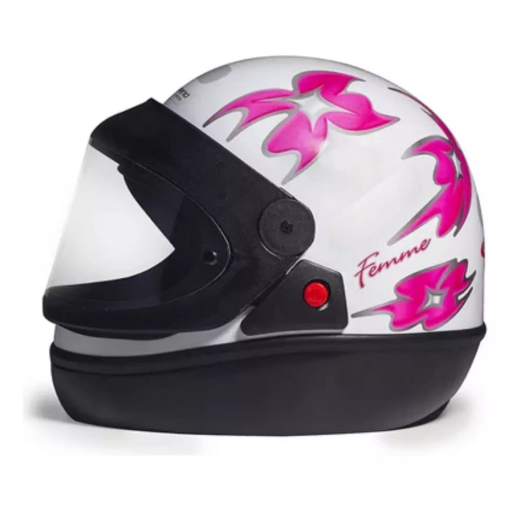 Capacete Feminino San Marino Automático Femme Branco