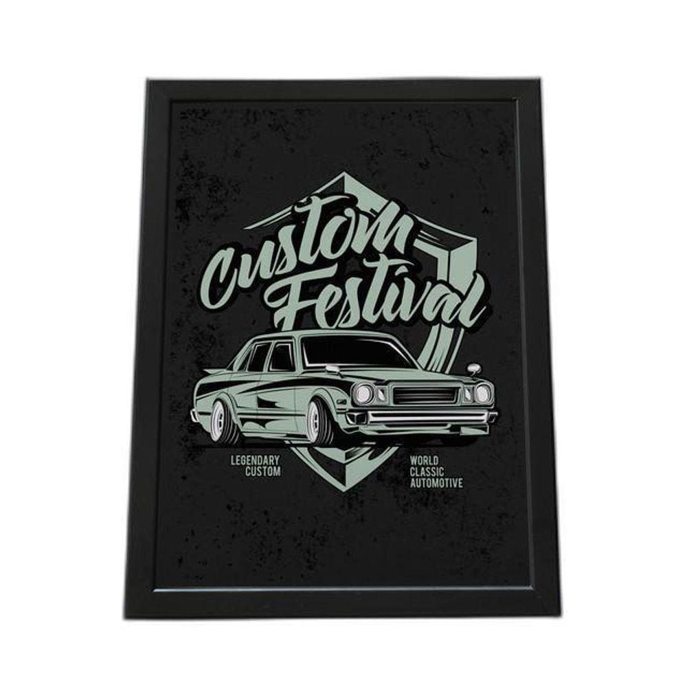 Quadro Com Moldura Custom Festival