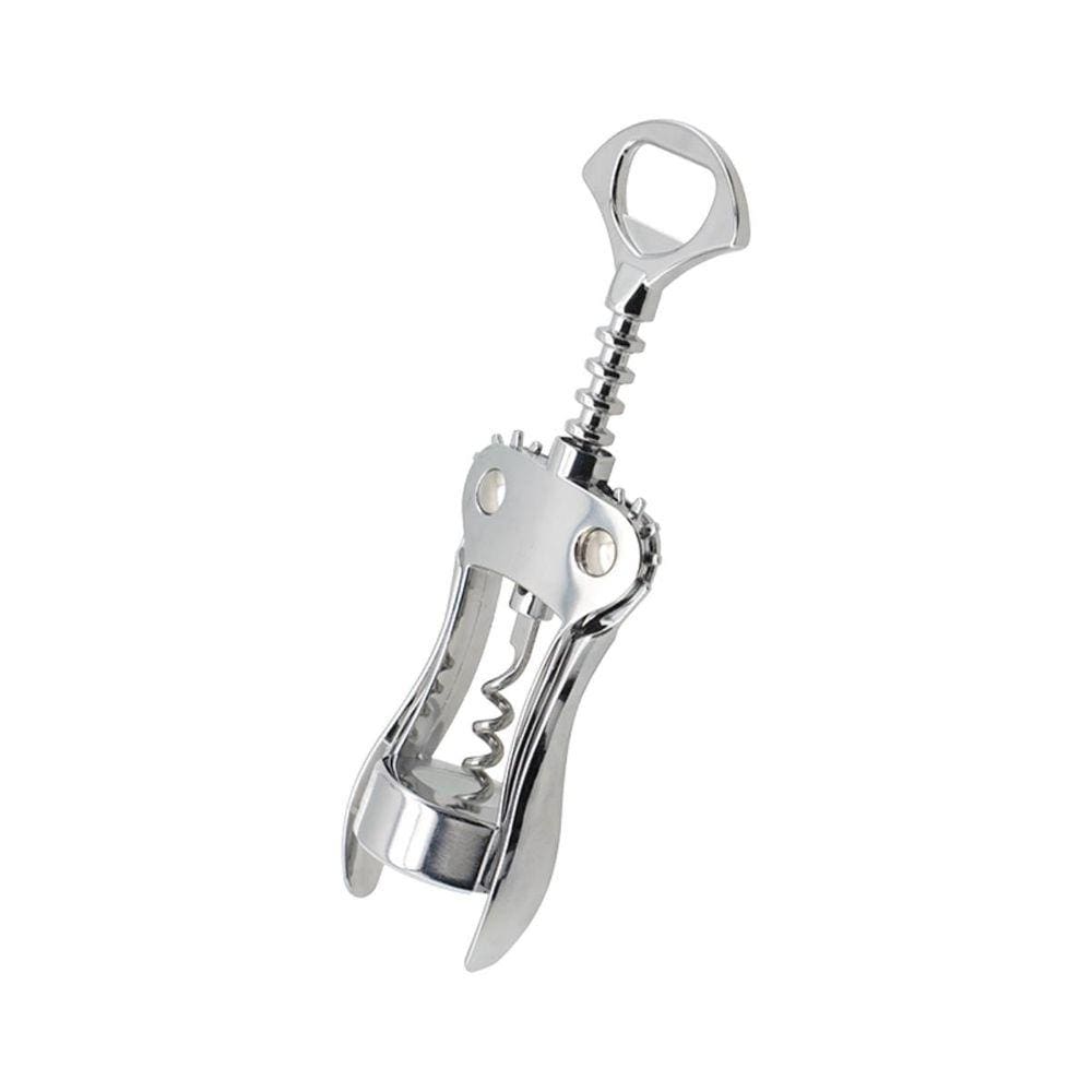 Saca-Rolhas Aço Inoxidável 19 cm Cor Metálico Linha Acessórios Para Bar e Vinho Brinox