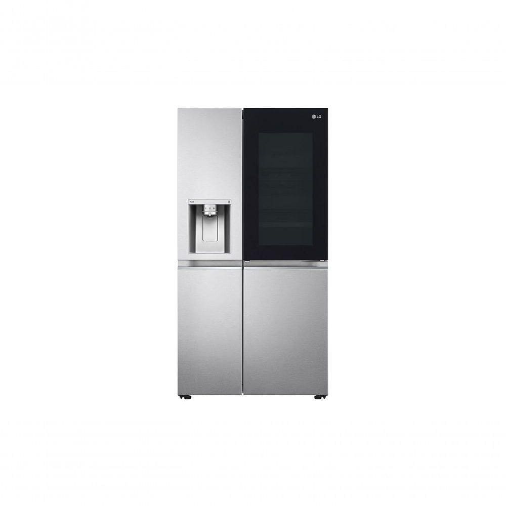 Geladeira Smart LG Side by Side InstaView Craft Ice UVnano 598L Motor Inverter GC-X257CSHS 127V