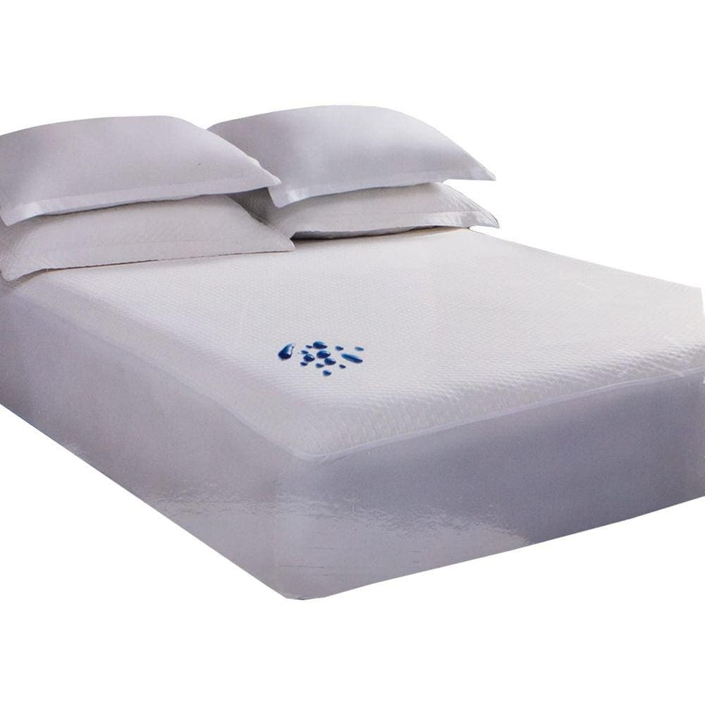 Protetor de Colchão Queen Impermeável Jacquard Sonhare Branco Antialérgico