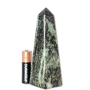 Obelisco Quartzo Brasil Natural Lapidação Manual 11 a 12cm