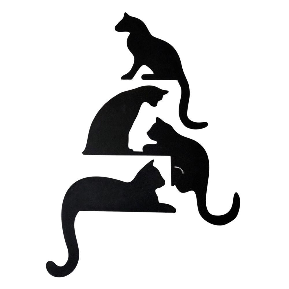 Gatinhos Em Mdf Para Batente De Porta Brnk Kit 3 Peças