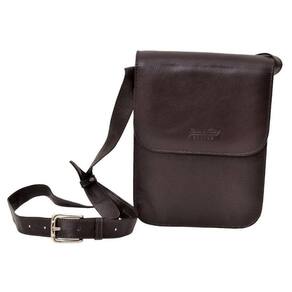 Bolsa Capanga Média de Couro - Marrom Café 28m