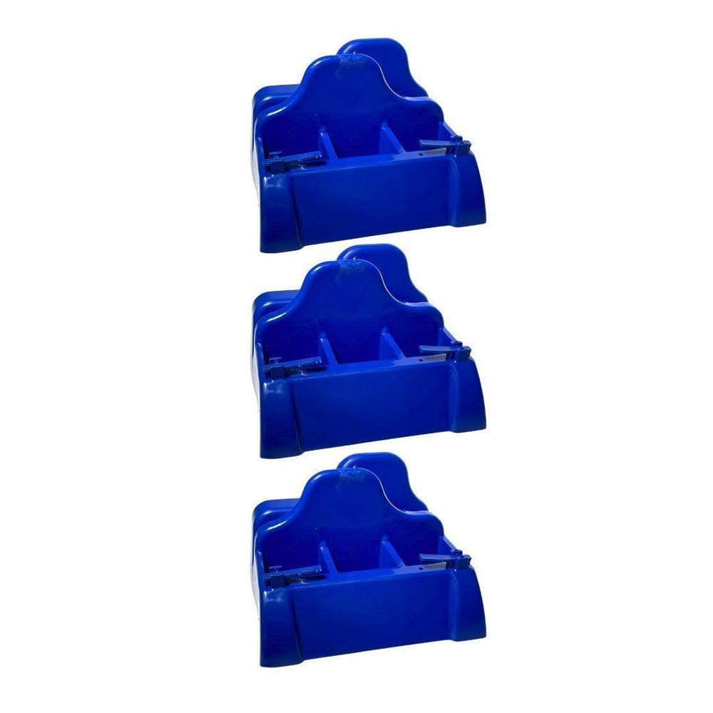 3 Porta Guardanapo Sachê Azul Com Furador Bares E Padarias