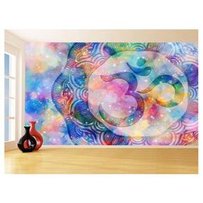 Papel De Parede 3D Relax Mandala Meditação Om 3,5M Rlx104