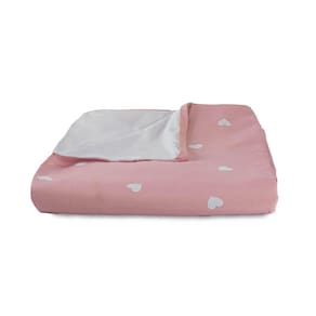 Capa Duvet Para Edredom Solteiro Essencialle Com Ziper 1 Peça Corações