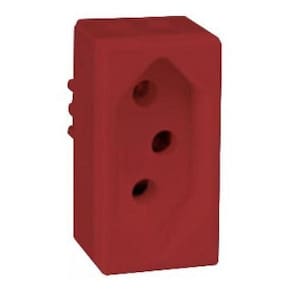 Módulo Tomada 20A - Blux Home Vermelha - Bh10379-9Vm