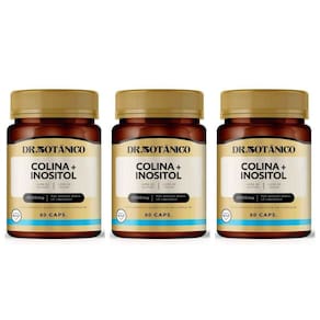 Kit 3 Un - Colina + Inositol 1000Mg 60 Caps Dr Botanico