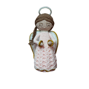 Anjinho Da Guarda Feito A Mão Amigurumi