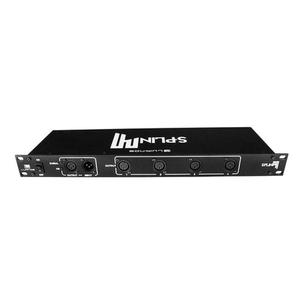 Splitter Dmx 1 Entrada 4 Saidas Bivolt Luminos