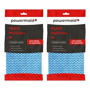 2 Kits Pano Multiuso Descartável Limpeza Dia A Dia Cozinha