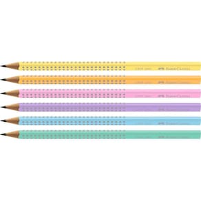 Lapis Preto Triangular 2001 Tons Pastel Faber-Castell Cx/72
