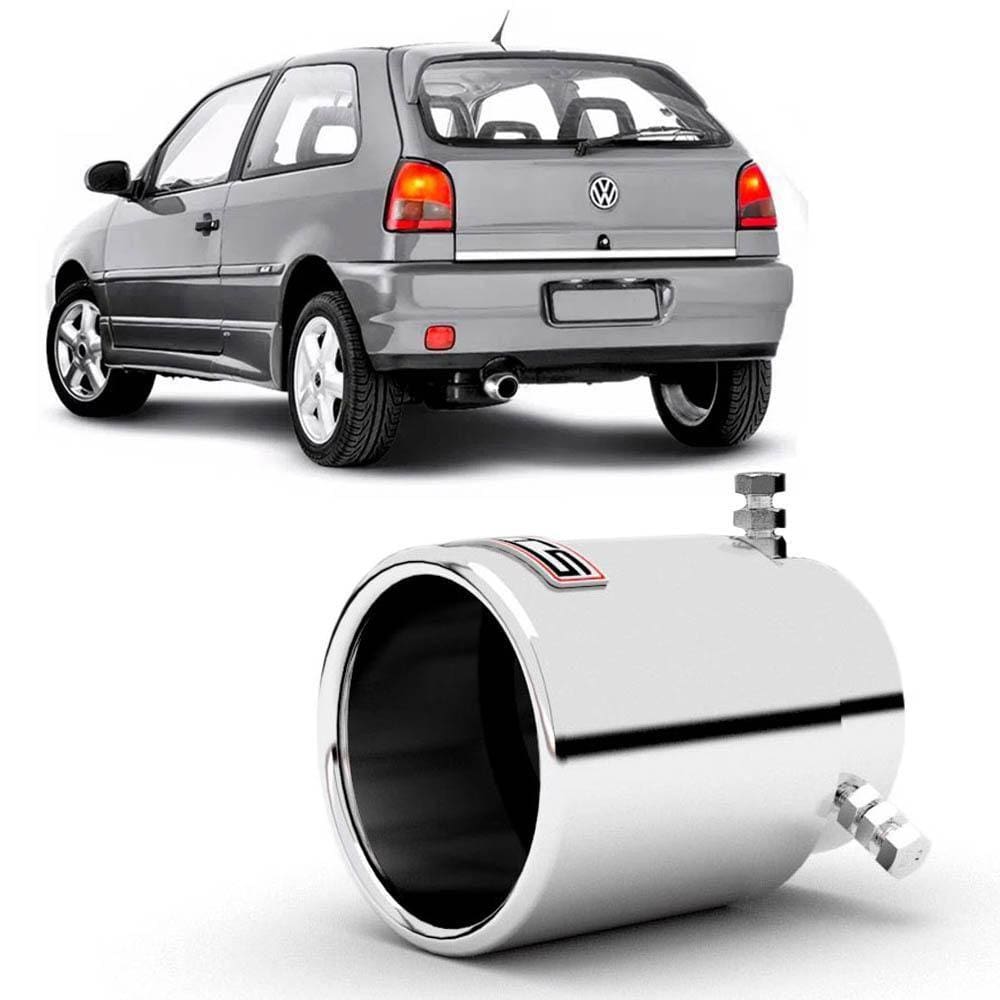 Ponteira De Escapamento Volkswagen Gol Aço Inox Outs Parts