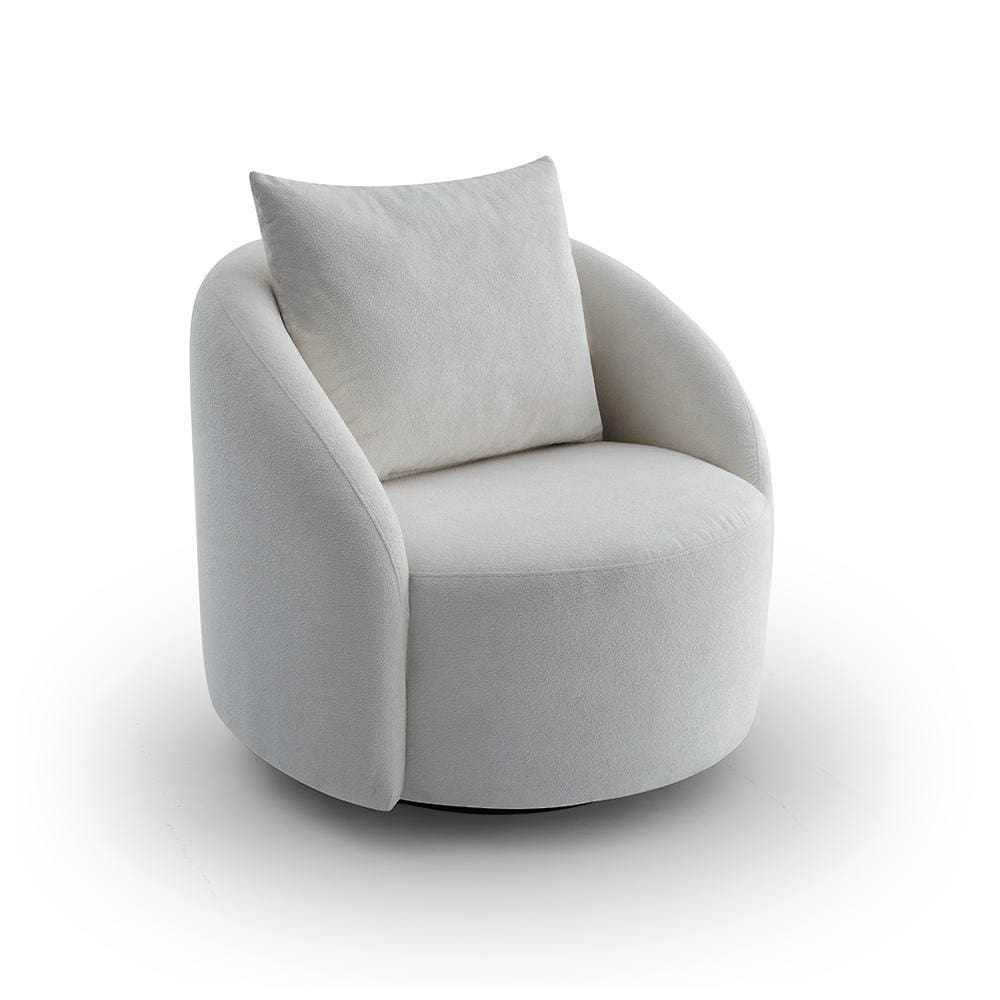 Poltrona Decorativa Orgânica Boucle Cali Estofama
