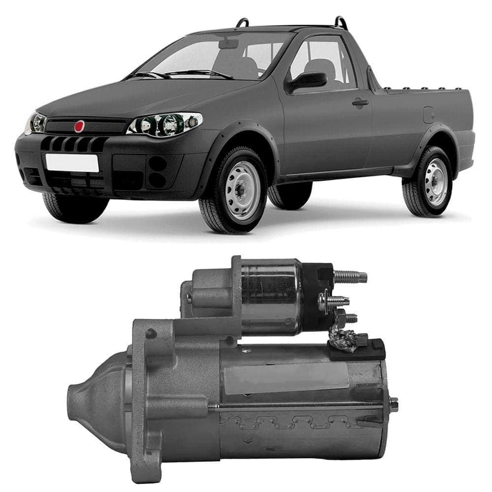 Motor De Partida Strada 2005 a 2023 1.4 Valeo 495108