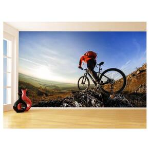 Papel De Parede Mountain Bike Ar Livre Passeio 3,5M Aca42