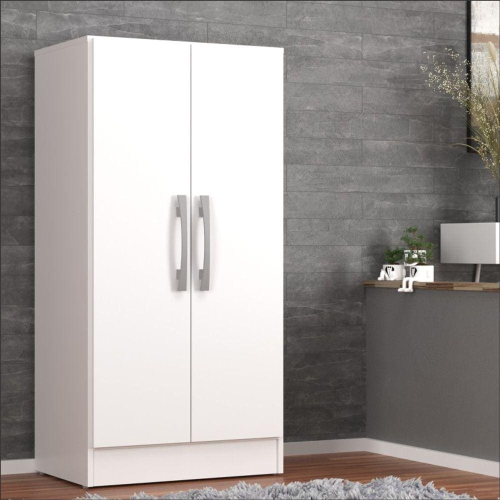 Armário Multiuso Vaticano 2 Portas Branco - Móveis Sim