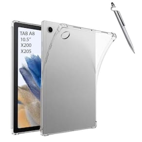 Melhor Capa Silicone Para Tablet A8 X205 + Película +Caneta