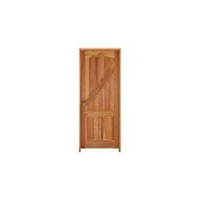 Kit Porta Pronta Sala Londres Tauari 210 X 82 Direito Batente 14 Cm Fechadura Stilo Cromada Externa