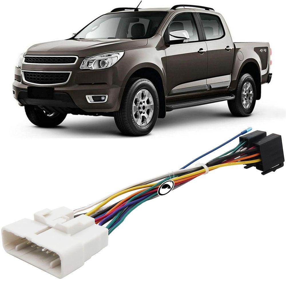 Chicote de Ligação MP5 Multimídia Universal Nova S10 2012 em Diante
