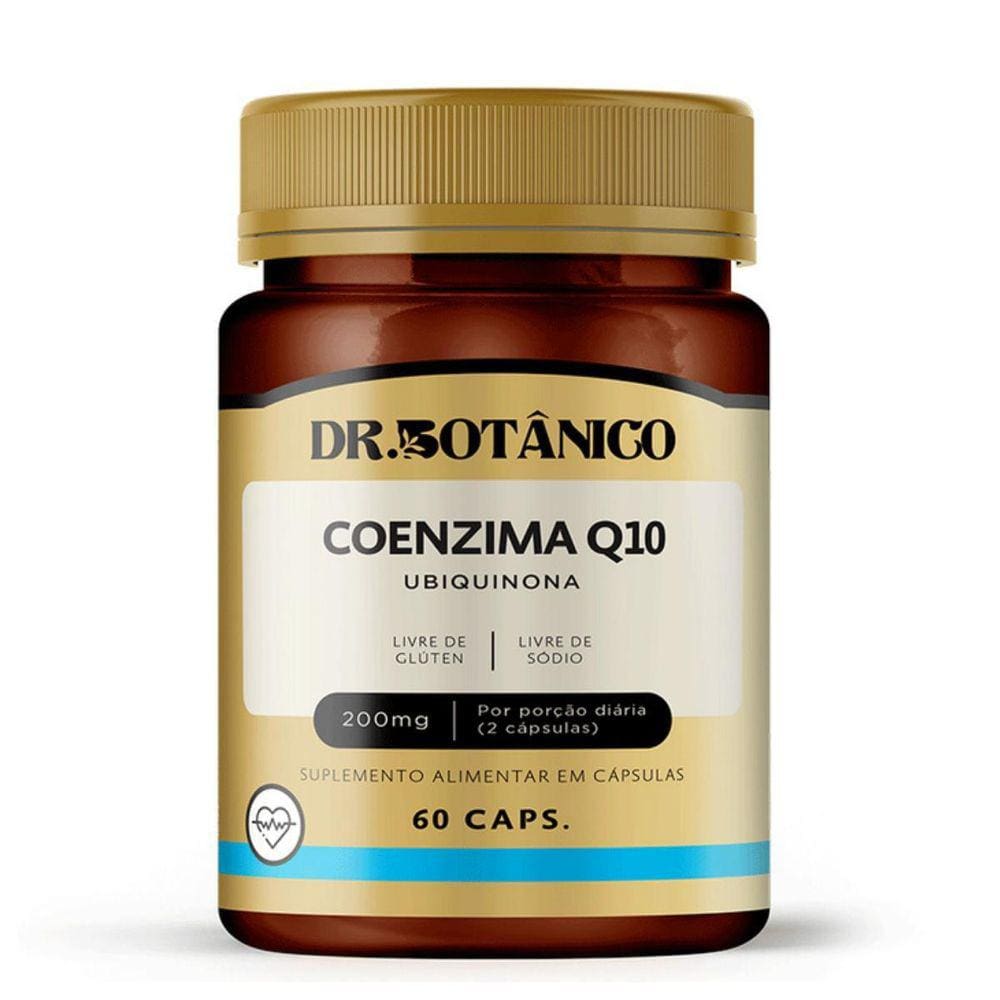 Coenzima Q10 Ubiquinona 200Mg 60 Capsulas Dr Botanico