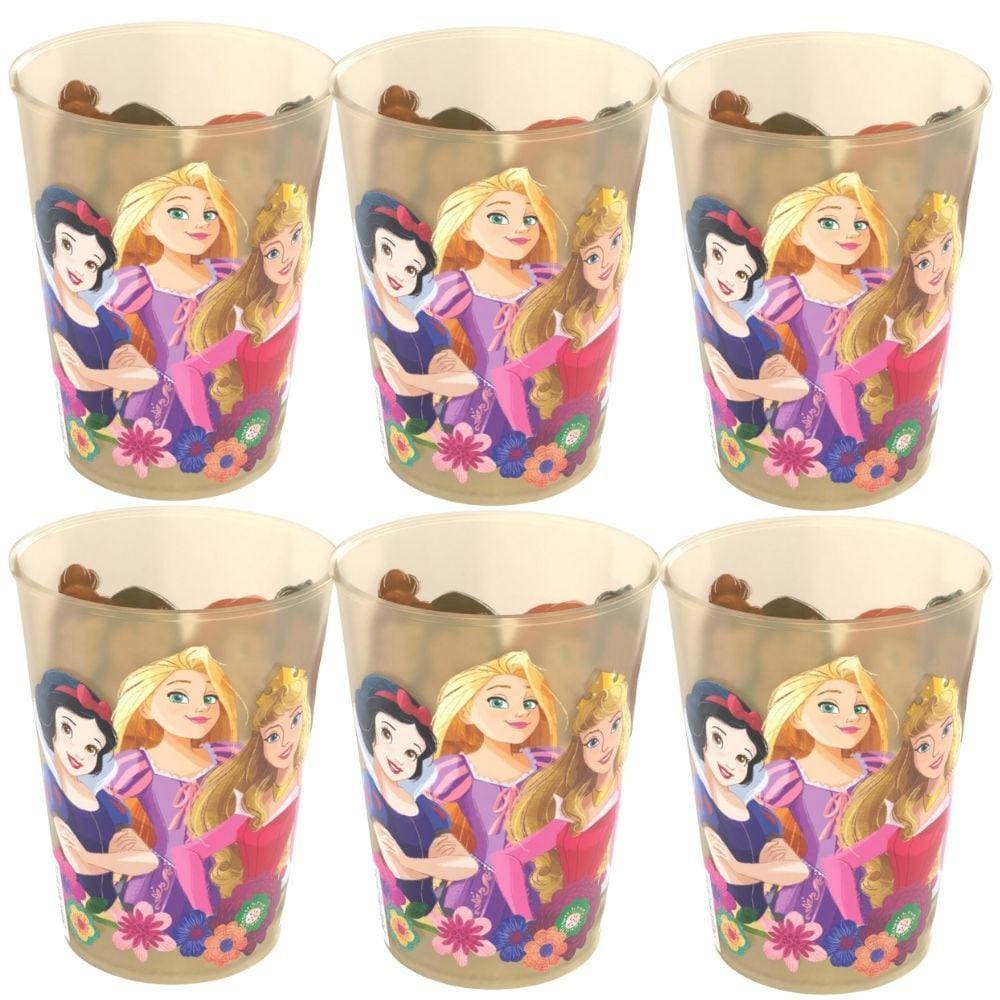 Copo Infantil 320ml Princesas Plasutil 6 unidades ref. 6541