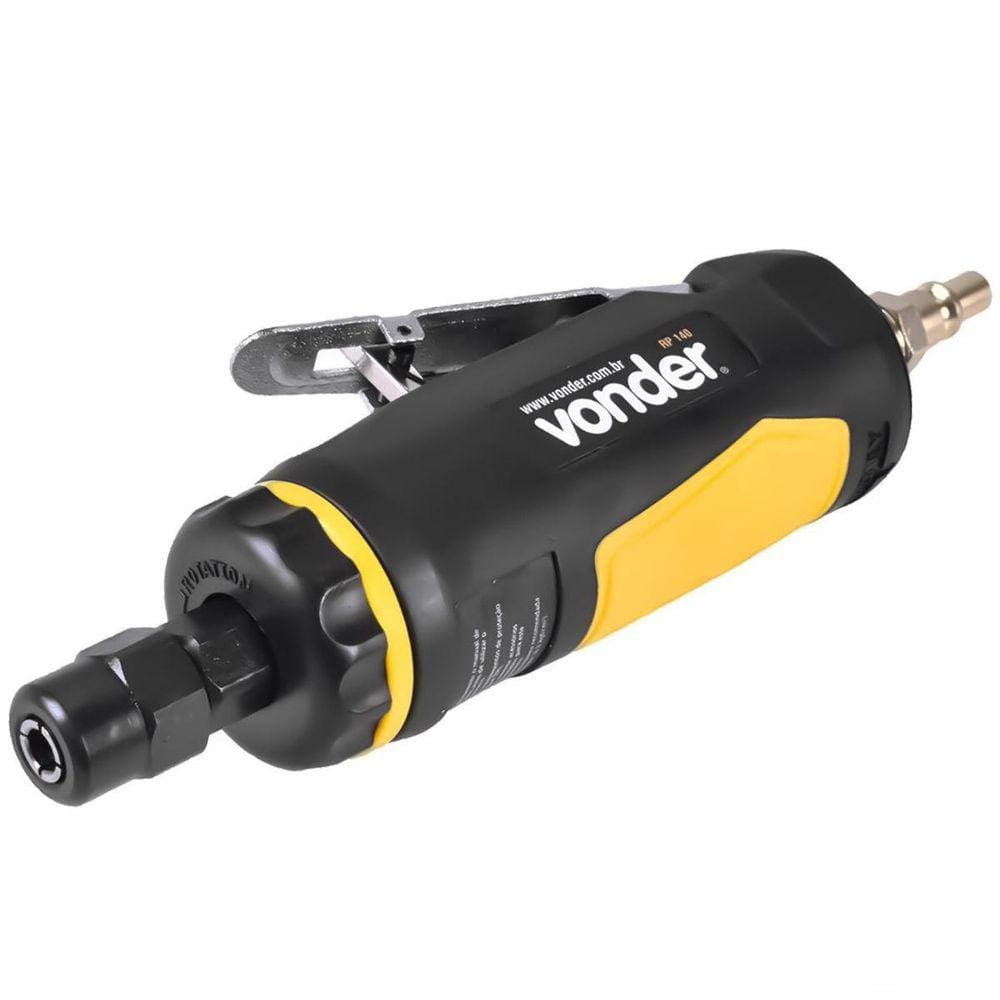 Retífica Pneumática 1/4 Pol. Reta Curva Profissional Vonder
