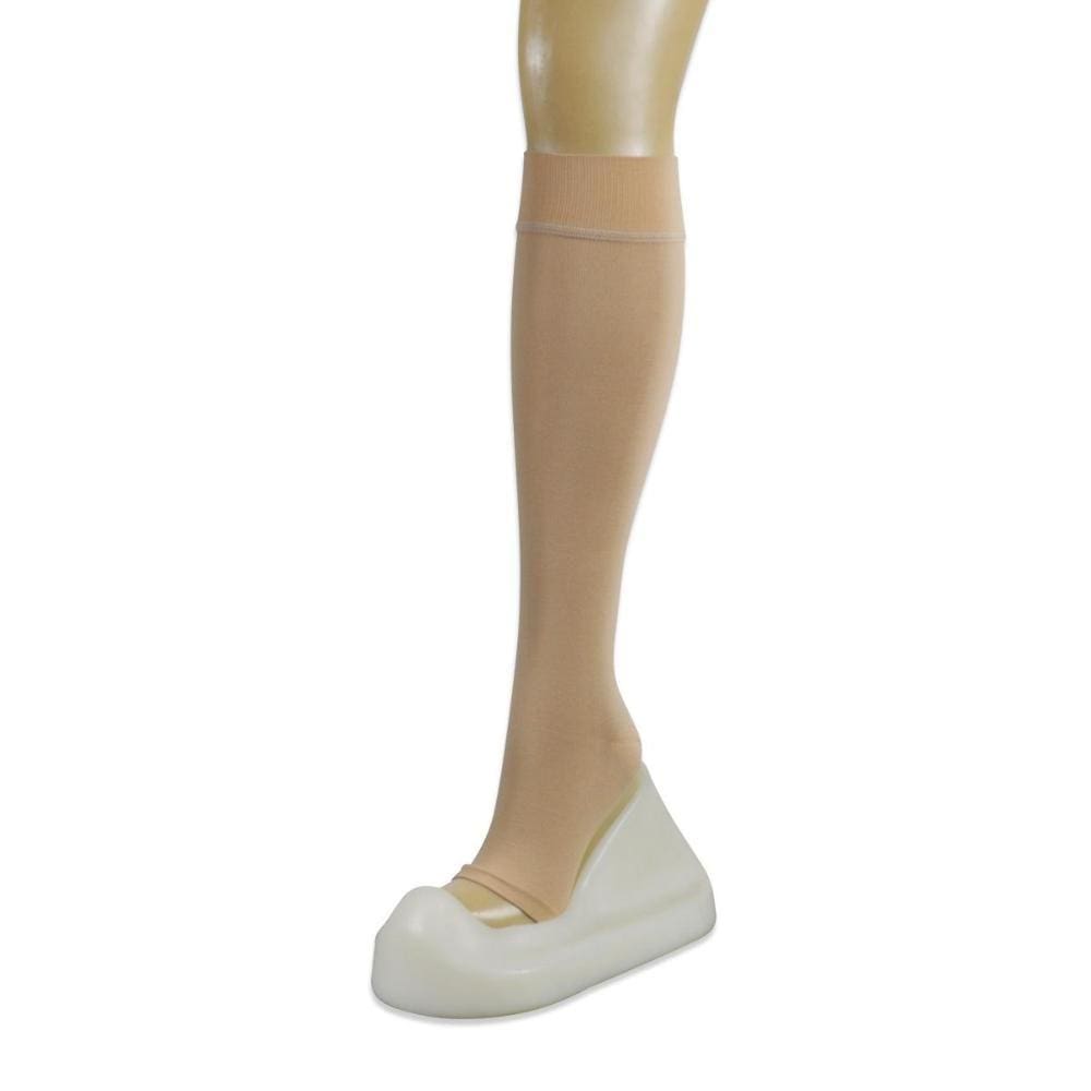 Meia Varimed 3/4 Média Compressão 23-32mmHg Bege Sem Ponteira