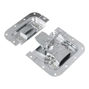 Fecho Borboleta Grande Cromado Com Porta Cadeado Lu-F01 Luminos