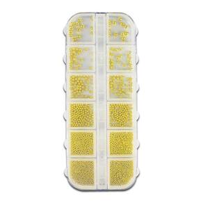 Caviar Diversos Tamanhos Confecção Decoração Unhas, Dourado