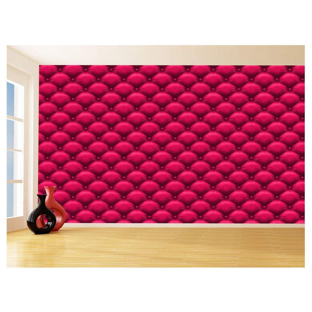 Papel De Parede 3D Estilo Tecido Capitonê Cores 3,5M Tcp65