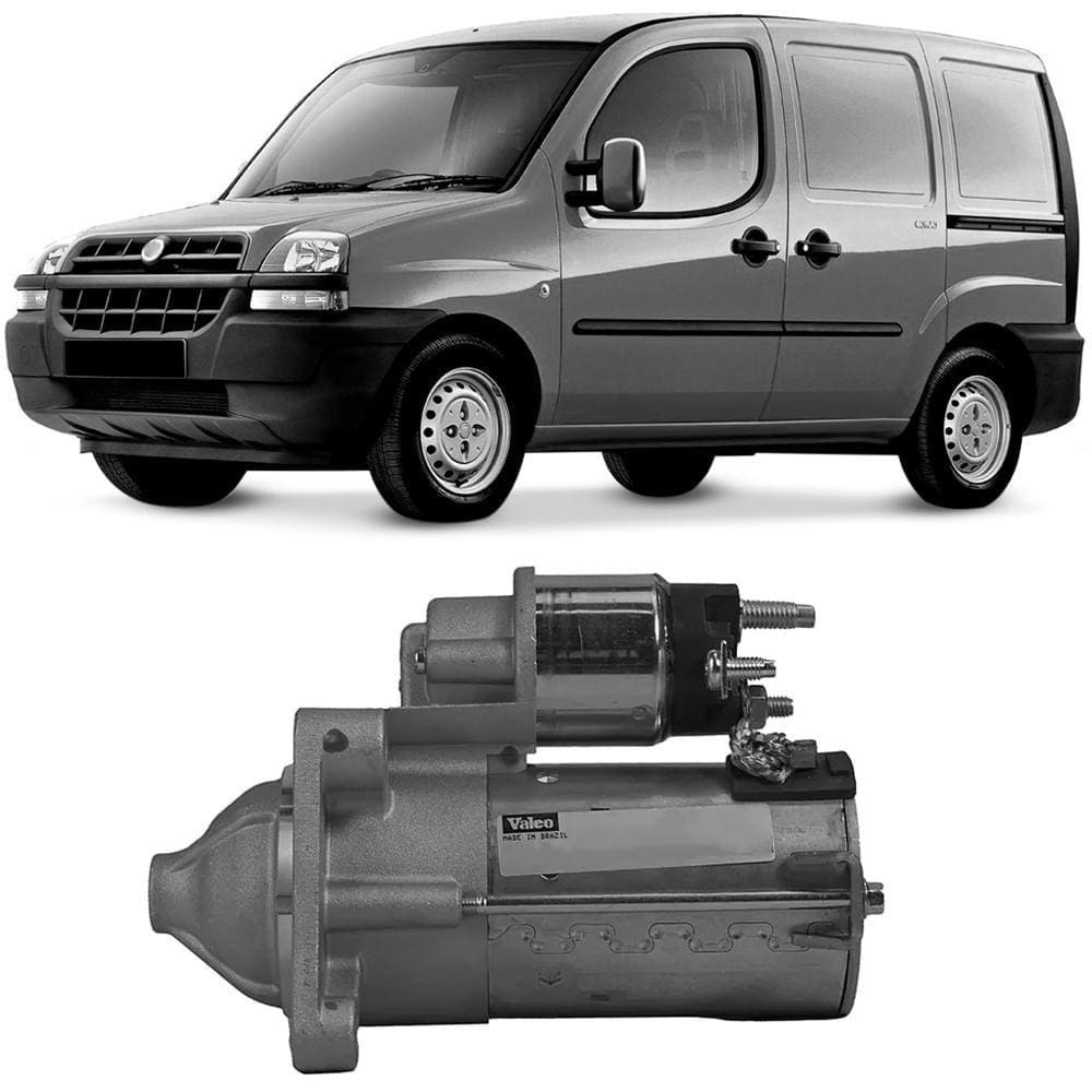 Motor De Partida Doblò 2001 a 2006 Fire 1.3 Valeo 495108
