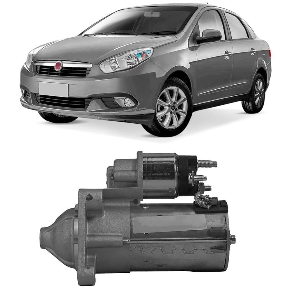 Motor De Partida Grand Siena 2012 a 2014 1.4 Valeo 495108