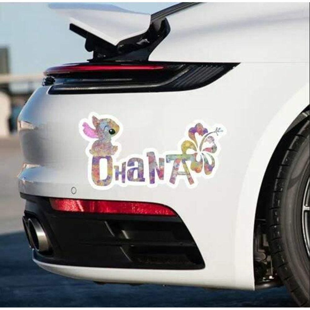 Adesivo Para Carro Stitch Ohana