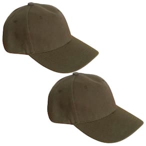 Kit 2 Bonés Chapeu Bombeta Ajustável Liso Aba Curva Verde