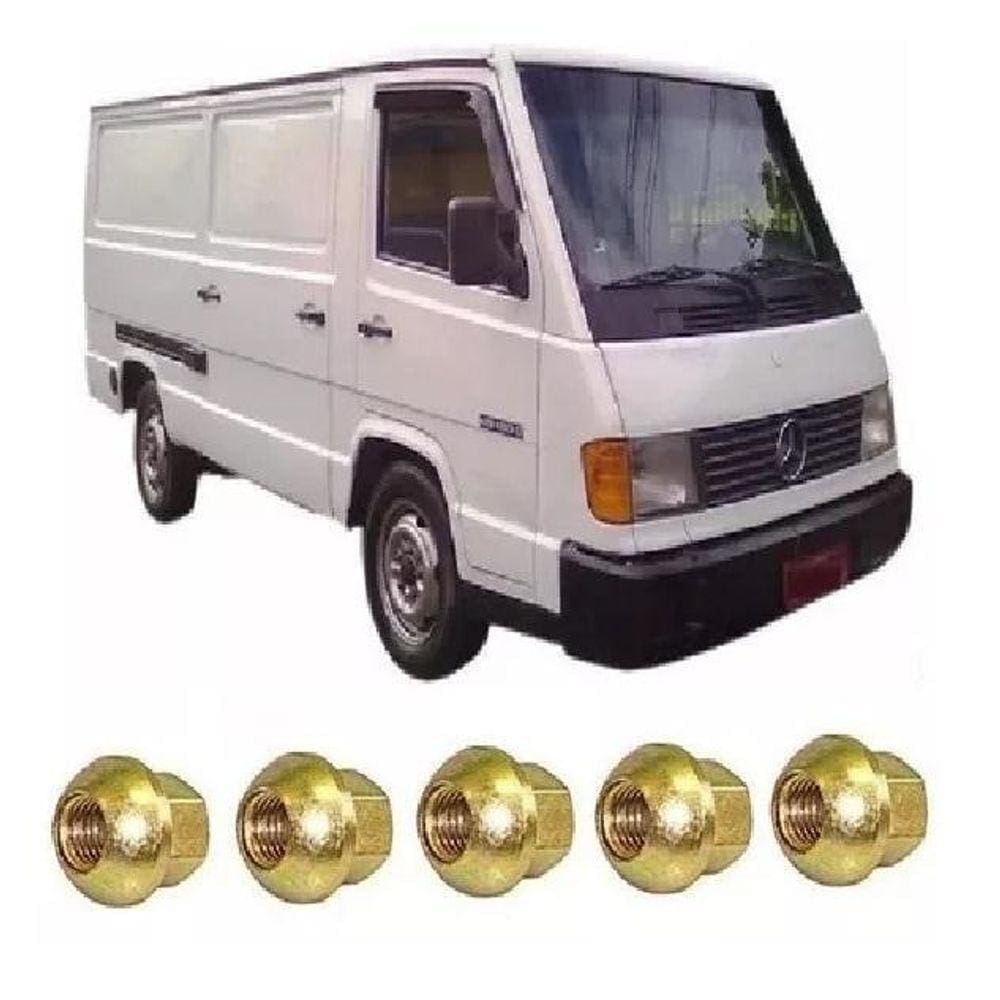 Porca De Roda Dianteira E Traseira M14-1,5 Mb 180 Zincada