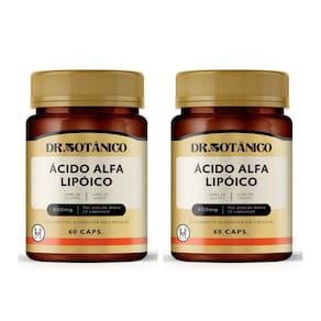 Kit 2 Un - Acido Alfa Lipoico 600Mg 60 Caps - Dr. Botanico