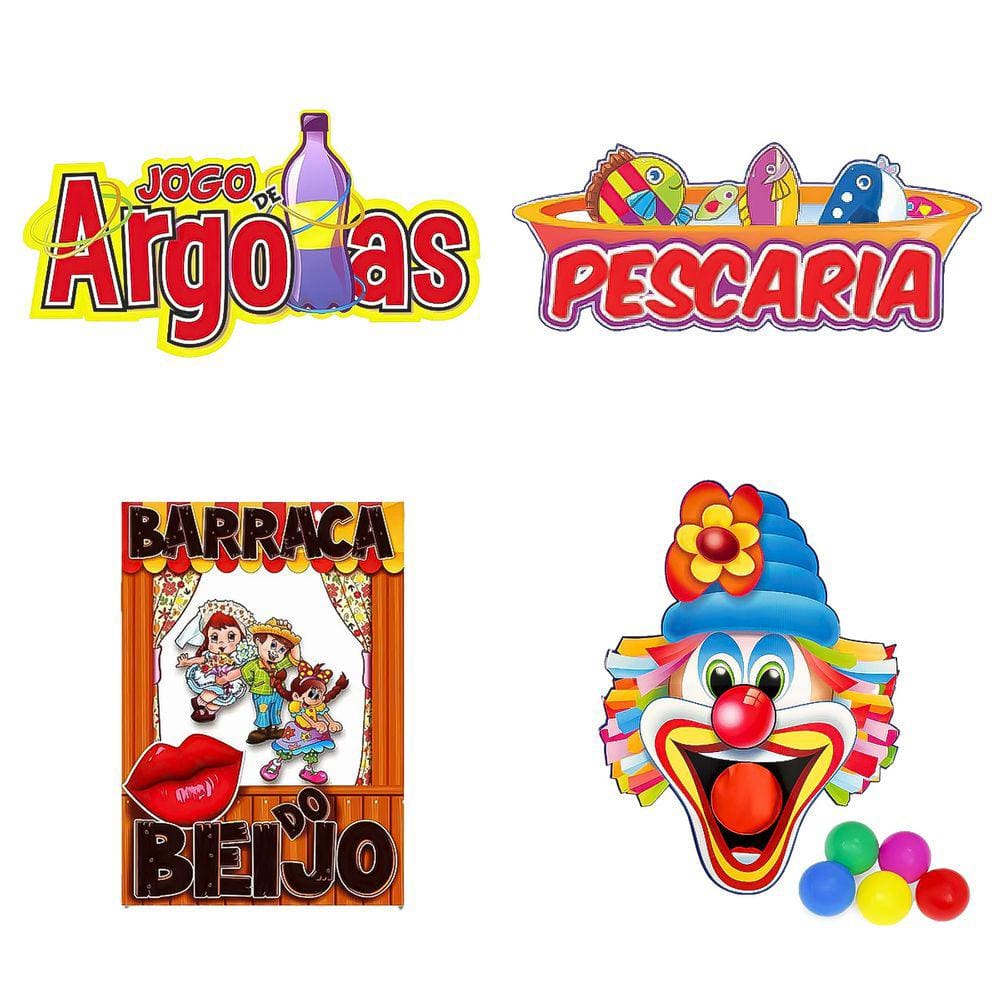 Painéis Placa Festa Junina Decoração Enfeites Barracas