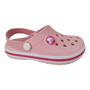 Babuch Crocs Infantil Meninas Borracha Rosa