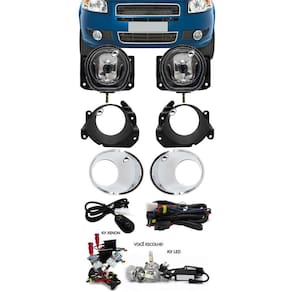 Kit Farol de Milha Neblina Palio Siena EL 2009 2010 2011 Botão Alternativo + Kit Xenon 6000K / 8000K ou Kit Lâmpada Super LED 6000K
