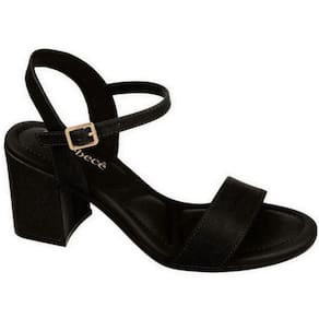 Sandália Bebece Salto Bloco Grosso Napa T6057-644