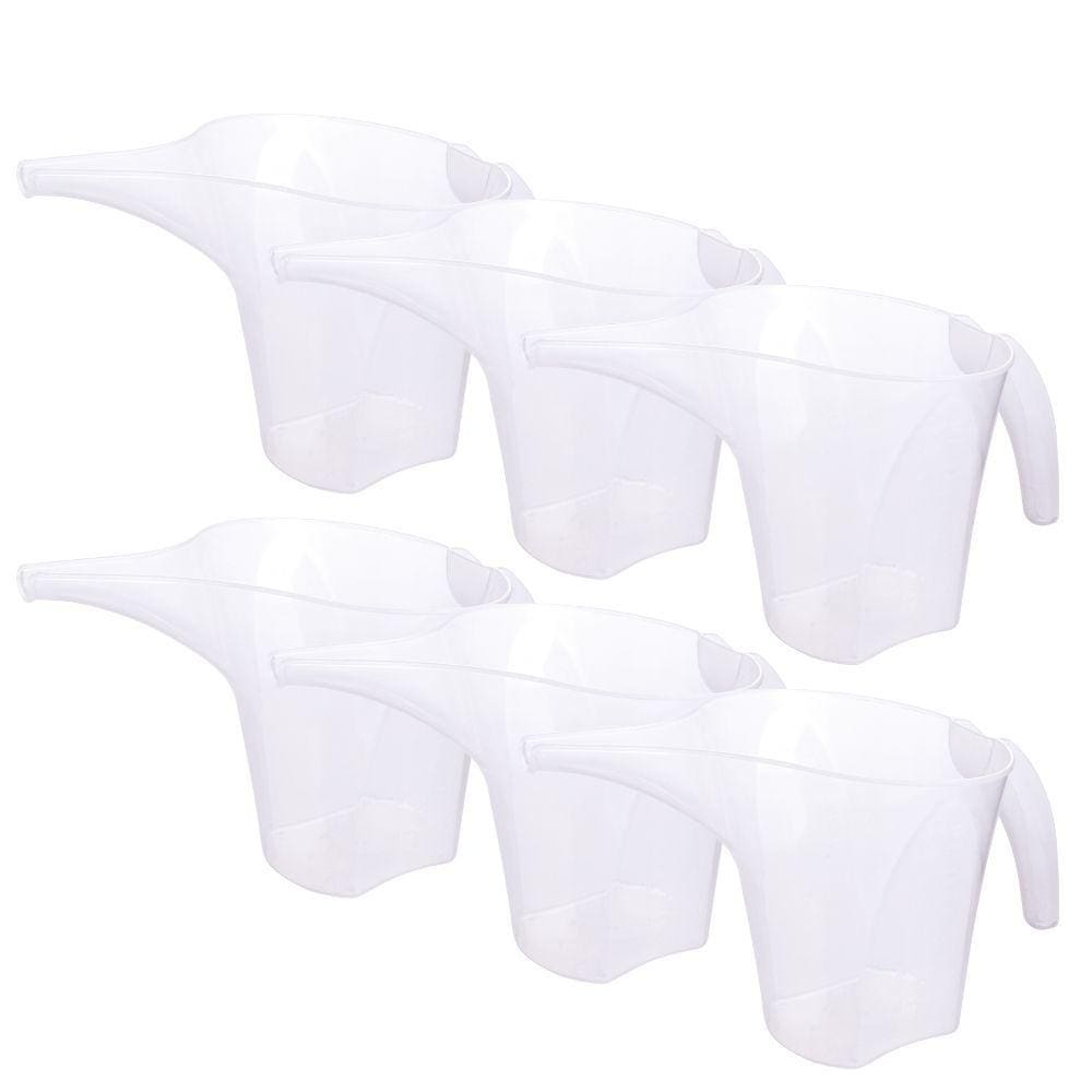 Jarra funil de plástico graduada 800ml Plasutil 6 unidades ref.4644