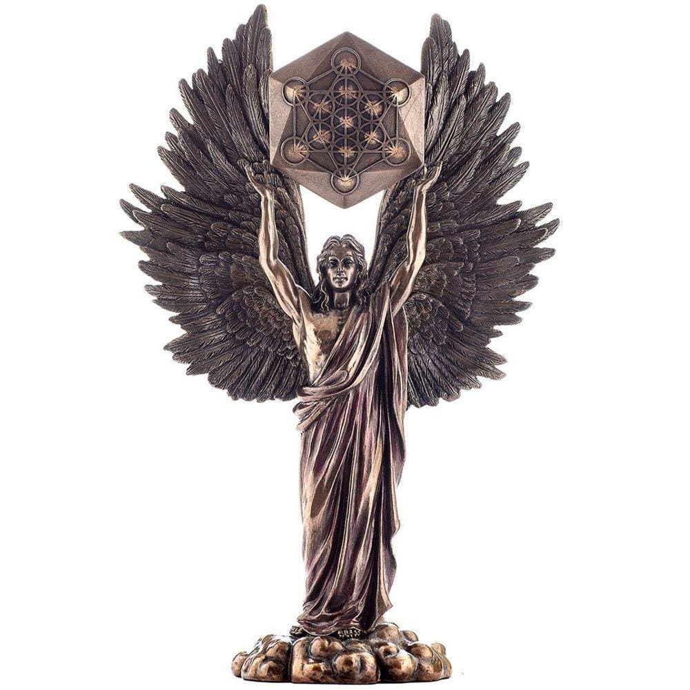 Arcanjo Metatron Anjo Serafim Porta Voz Deus Veronese 34 Cm